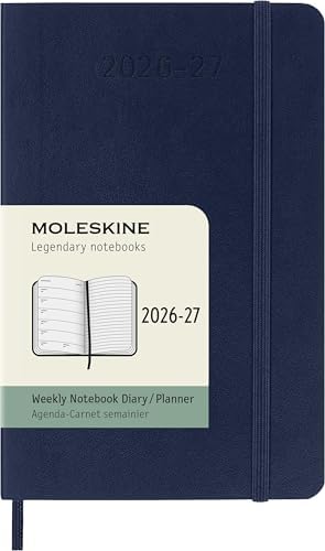 Moleskine Classic 18 Month 2026-2027 Weekly Planner, Soft Cover